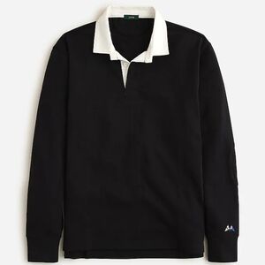 J. Crew Black and White Polo Shirt